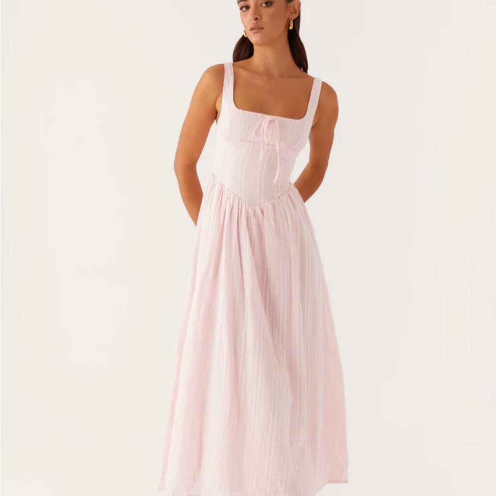 Peppermayo Light Pink Midi Dress